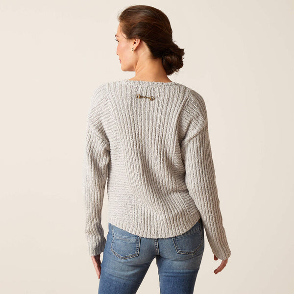Ariat Daneway Sweater - Heather Grey - Lucks of Louth