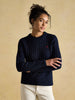 Joules Classic Cable Knit - Navy