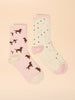 Joules Everyday Pink/Blue 2 Pack Socks