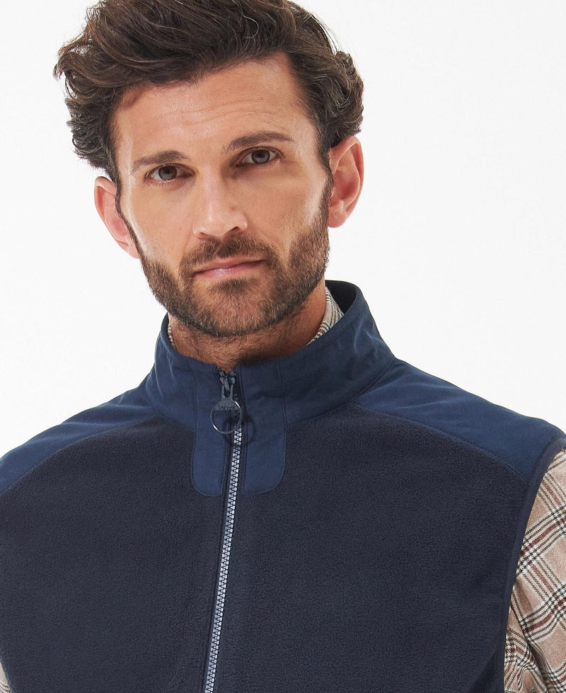 Barbour Country Fleece Gilet - Navy - Lucks of Louth