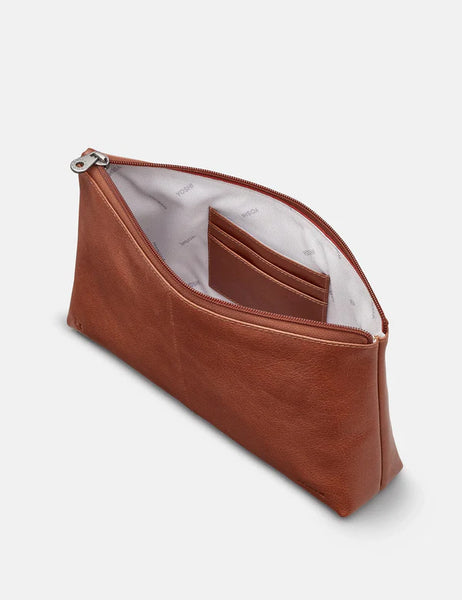 Brown File Leather Bag