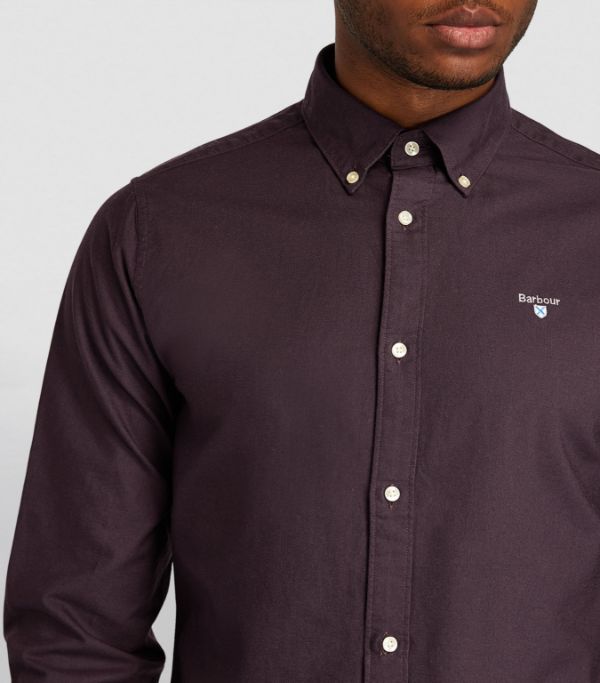 Barbour Oxtown Oxford Tailored Shirt - Fig - Lucks of Louth