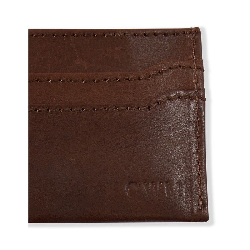 Le Chameau Card Wallet - Marron Fonce (Brown) - Lucks of Louth