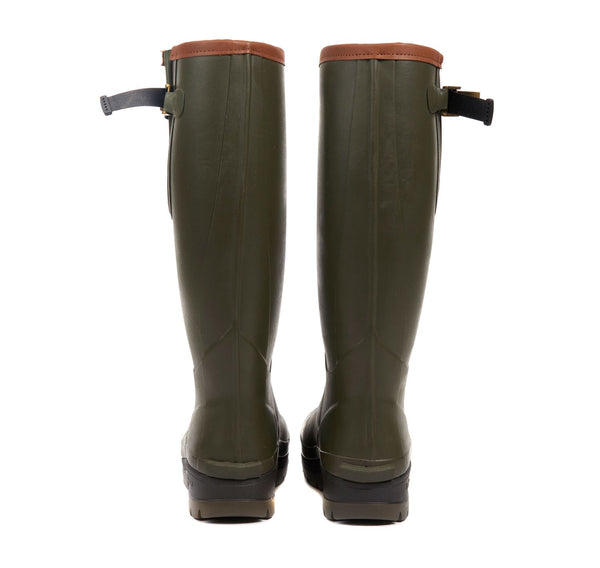Barbour Mens Tempest Wellington Boots Olive Lucks of Louth