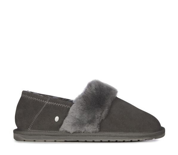 Emu discount black slippers