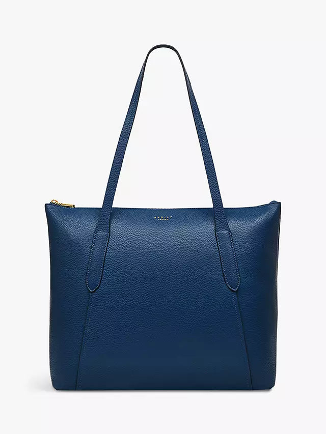 Radley Wood Street 2.0 Large Ziptop Tote Bag Deep Sea