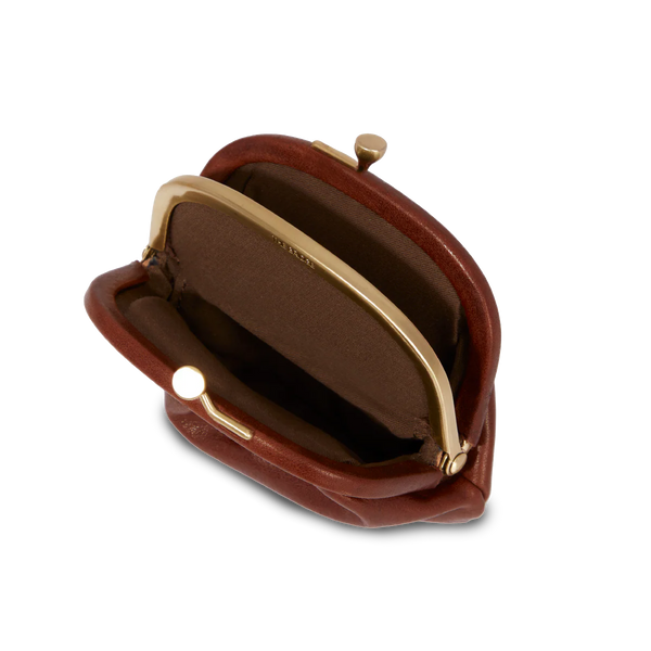 The Bridge 01308801 Leather Coin Purse - Brown - Lucks of Louth