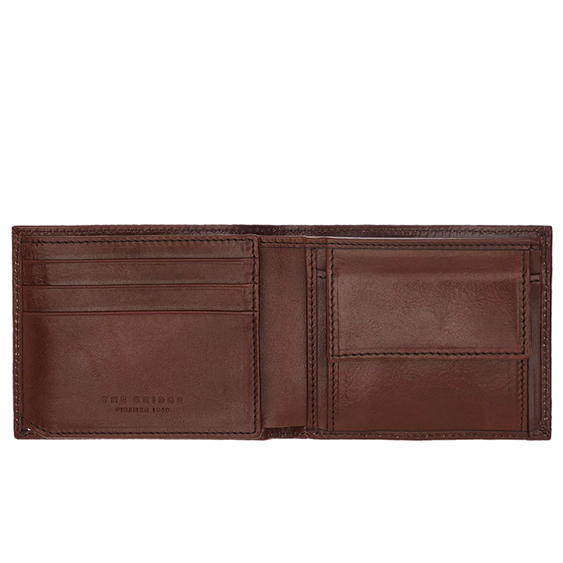 The Bridge Mens Wallet 01430701 - Brown - Lucks of Louth