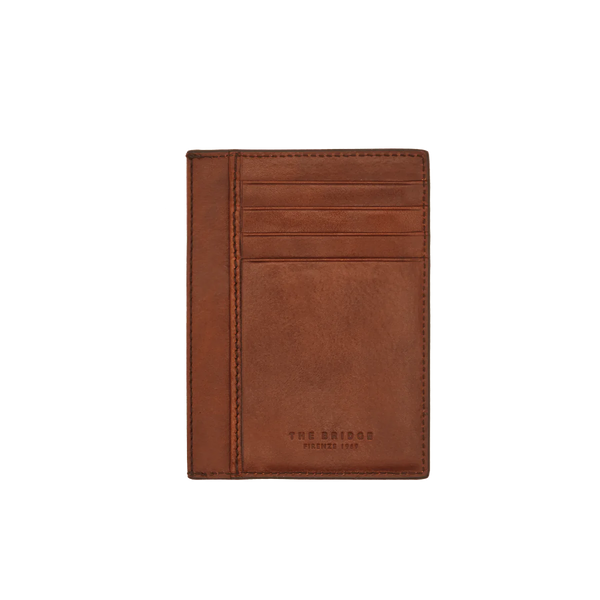 The Bridge Unisex Wallet/Card Holder 01483001 Walnut - Lucks of Louth