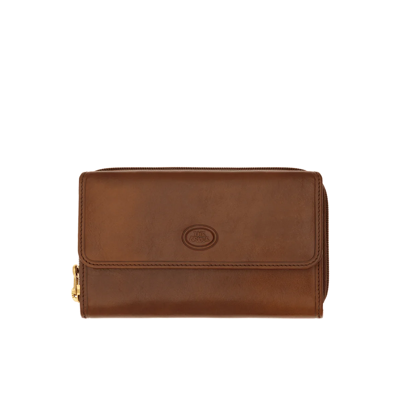 The Bridge Womans Wallet 01772601 Walnut - Lucks of Louth