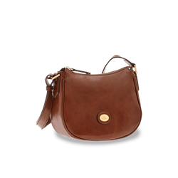 The Bridge 04273101 Leather Crossbody Bag - Brown - Lucks of Louth
