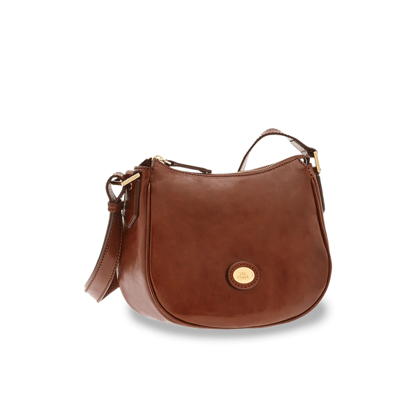 The Bridge 04273101 Leather Crossbody Bag - Brown - Lucks of Louth