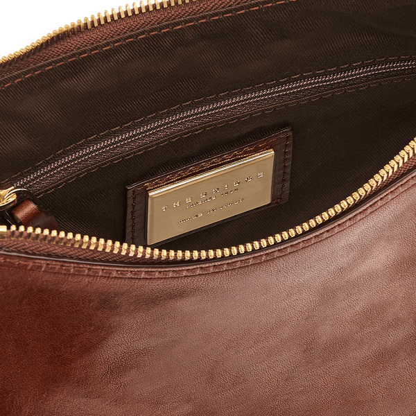 The Bridge 04273101 Leather Crossbody Bag - Brown - Lucks of Louth