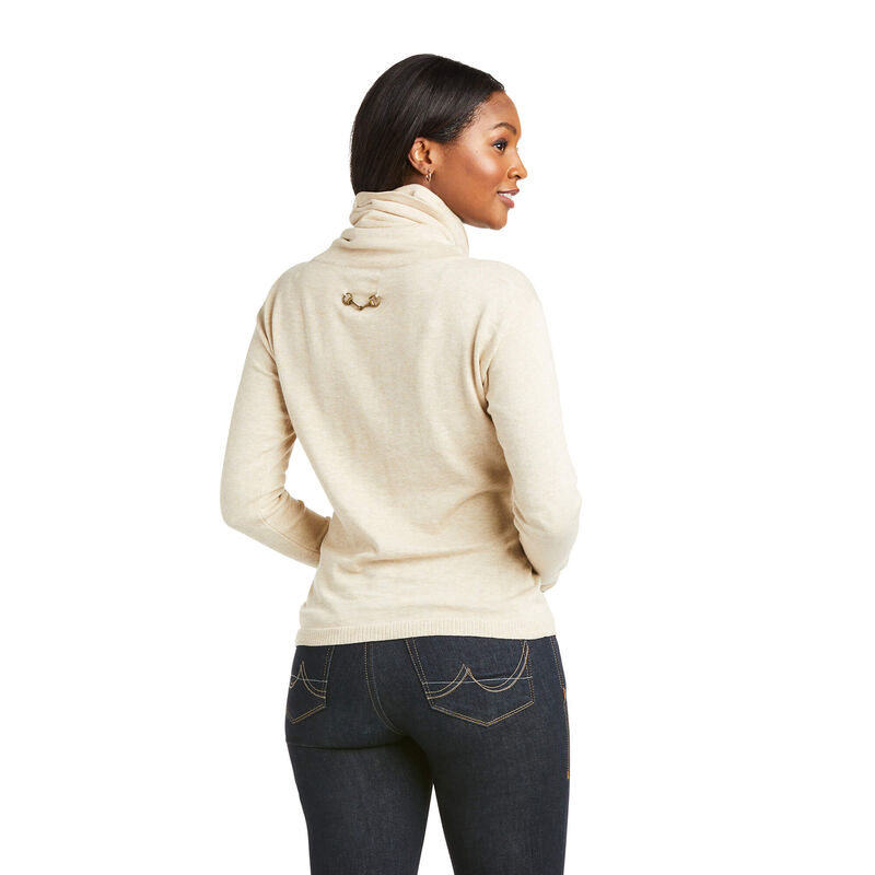 Ariat Lexi Sweater - Oatmeal - Lucks of Louth