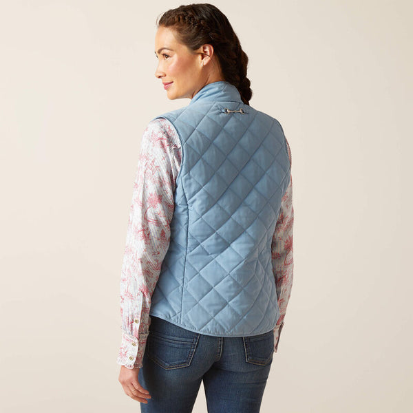 Ariat Woodside Quilted Gilet - Blue Shadow - Lucks of Louth