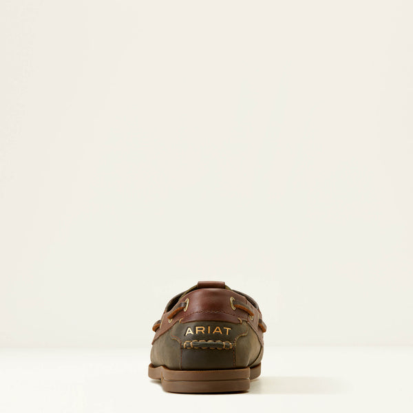 Ariat Antigua Boat Shoe - Olive - Lucks of Louth