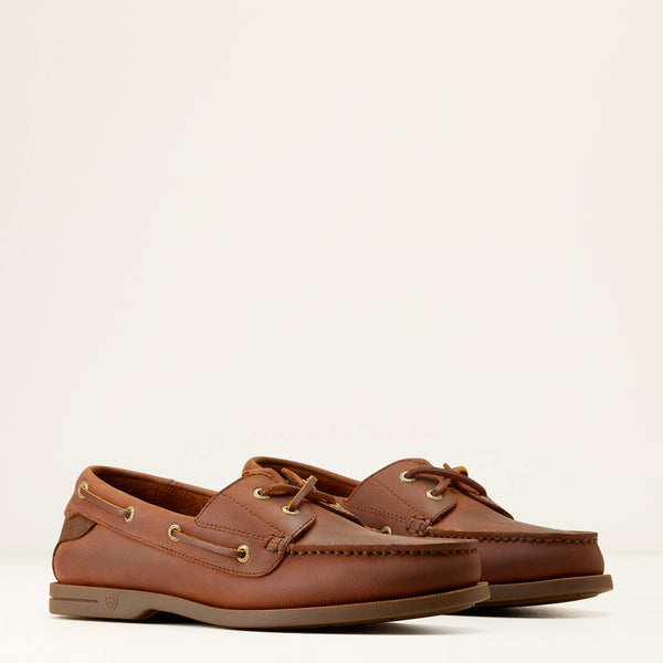 Ariat Antigua Boat Shoe - Bridle Brown - Lucks of Louth