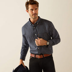 Ariat Clement Long Sleeve Shirt - Twilight Plaid - Lucks of Louth