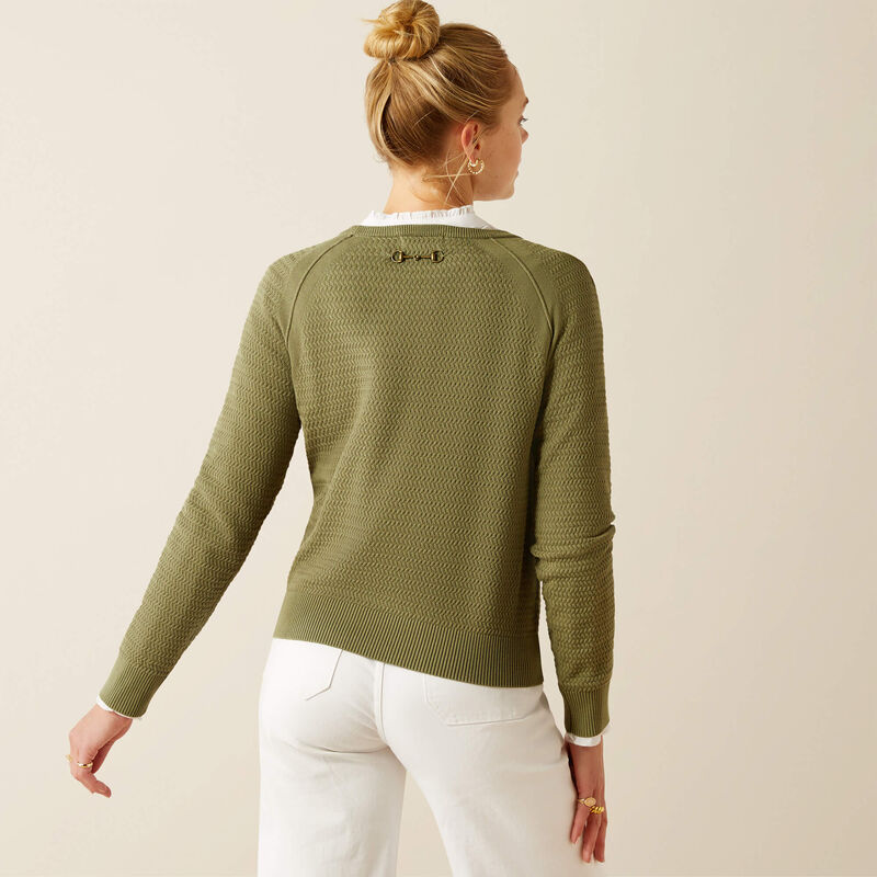 Ariat Cambeck Sweater - Oil Green - Lucks of Louth