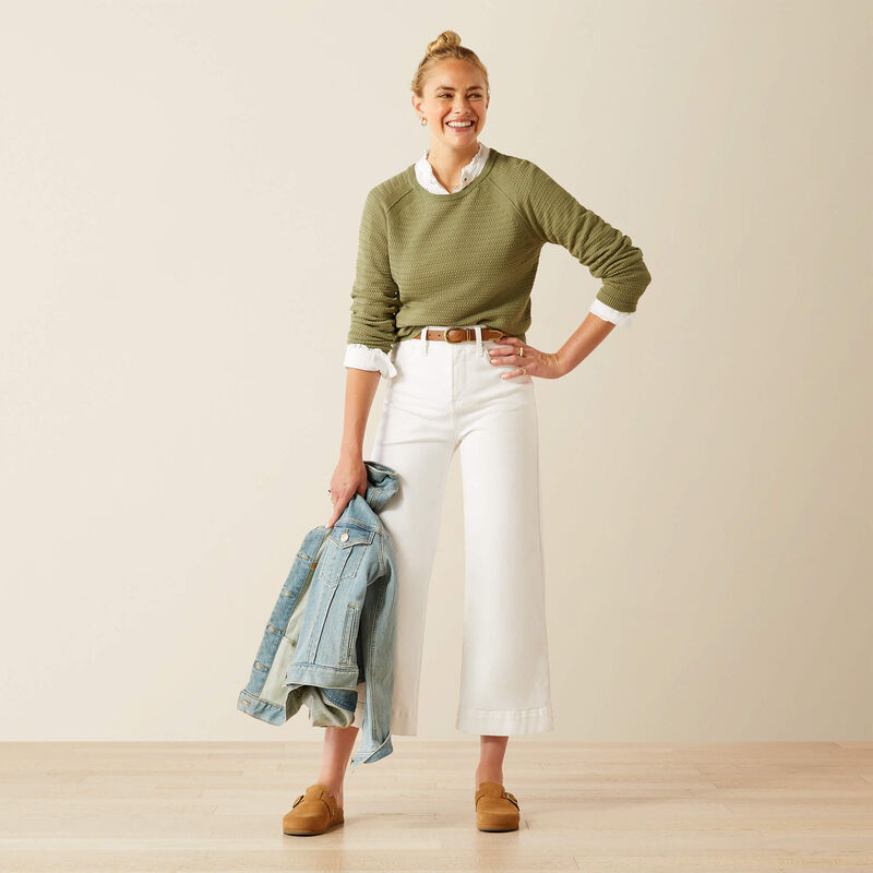 Ariat Cambeck Sweater - Oil Green - Lucks of Louth