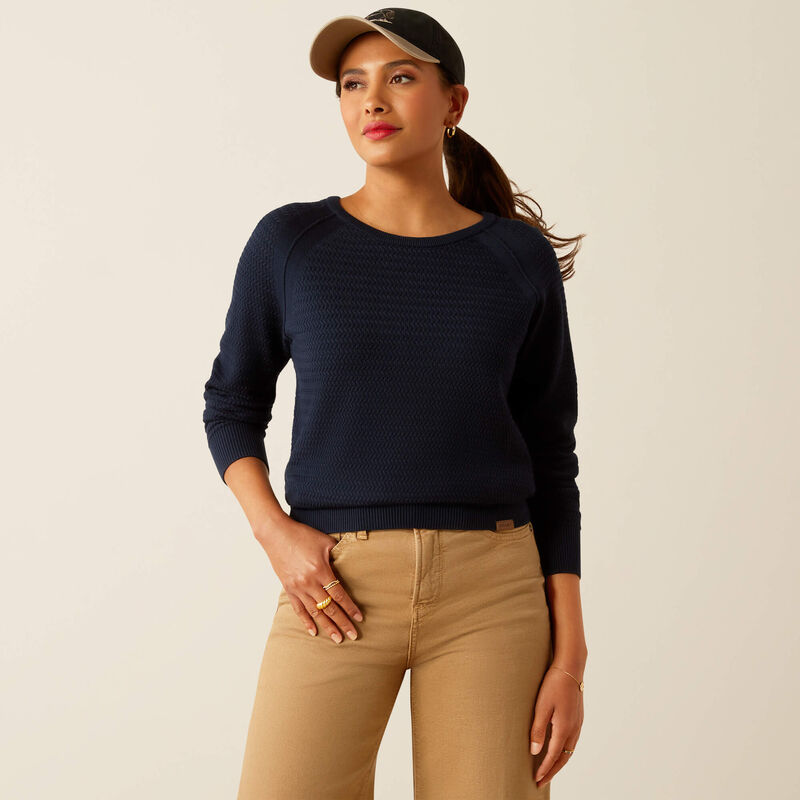Ariat Cambeck Sweater - Navy - Lucks of Louth