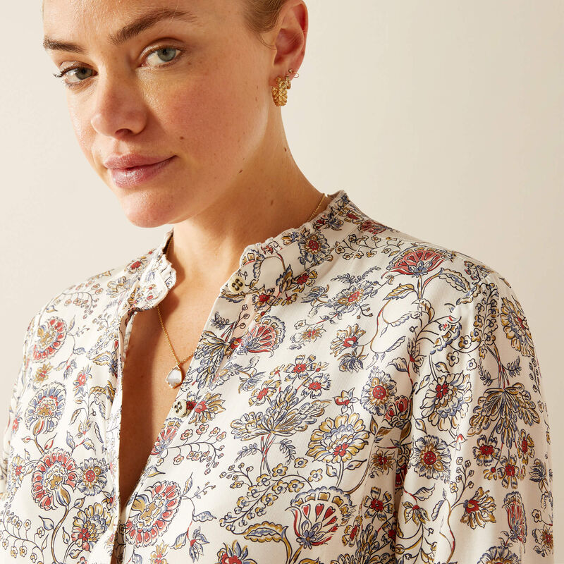 Ariat Clarion Blouse - Paisley Perennial - Lucks of Louth