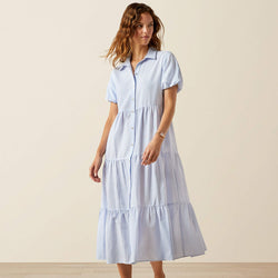 Ariat Dovestone Dress - Blue/White - Lucks of Louth