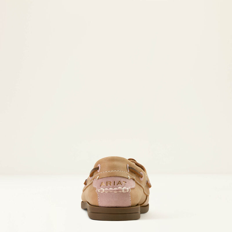 Ariat Antigua Boat Shoe - Natural Tan - Lucks of Louth