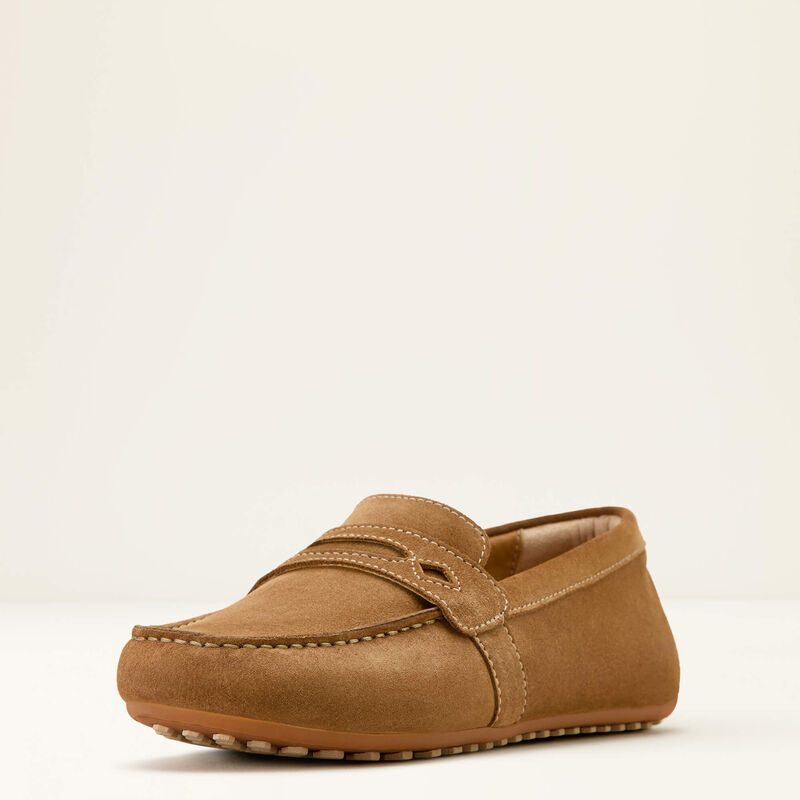 Ariat Selene Driving Moccasins - Caramel Suede - Lucks of Louth