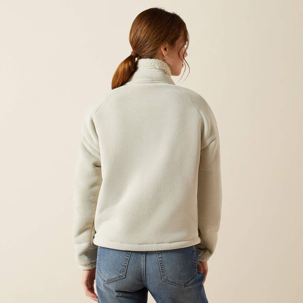 Ariat Lafayette Full Zip Fleece - Pelican - Lucks of Louth