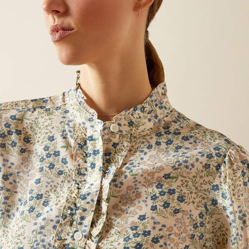 Ariat Cricklade Blouse - Floral Print - Lucks of Louth