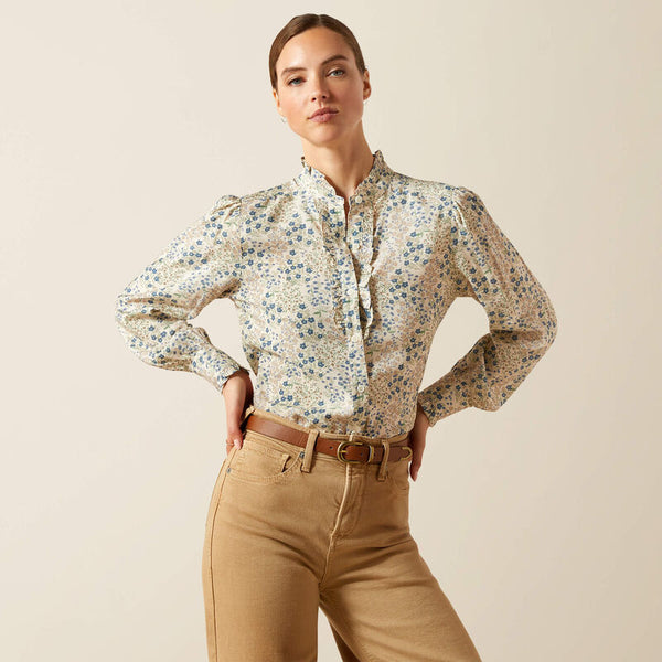 Ariat Cricklade Blouse - Floral Print - Lucks of Louth