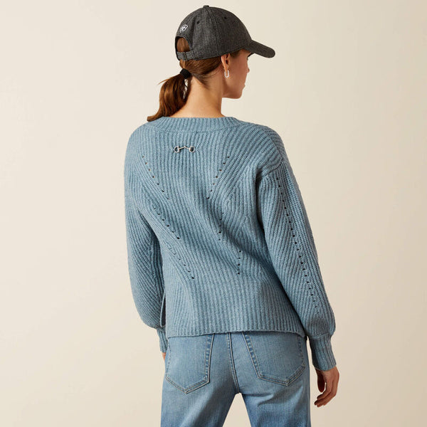 Ariat Blaydon Sweater - Spring Lake Heather - Lucks of Louth