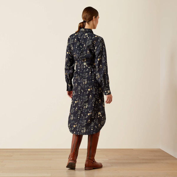 Ariat Culham Dress - Navy Floral Print - Lucks of Louth