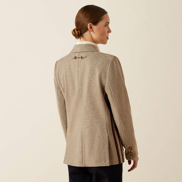 Ariat Beckfoot Blazer - Camel Houndstooth - Lucks of Louth
