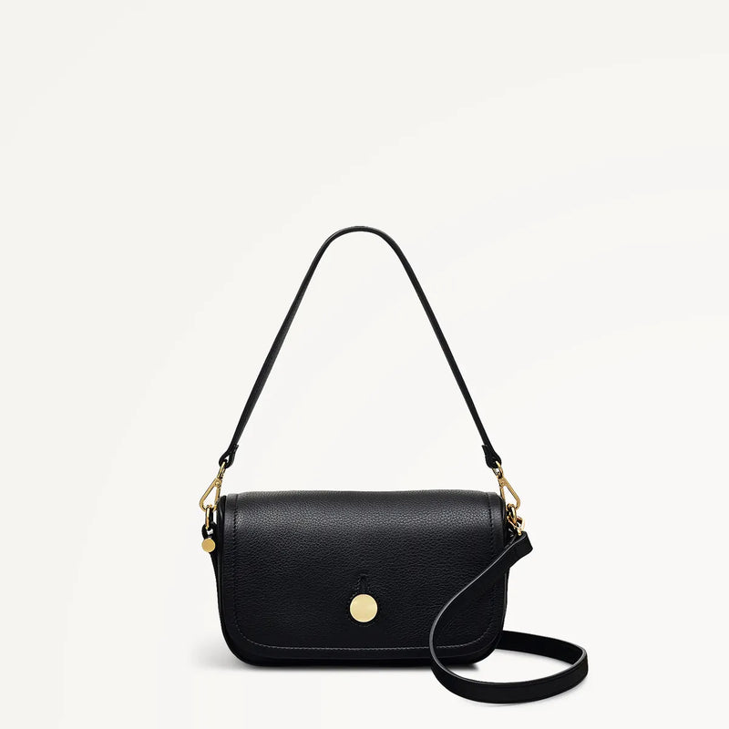 Radley Bathurst Mews Flapover Crossbody - Black - Lucks of Louth