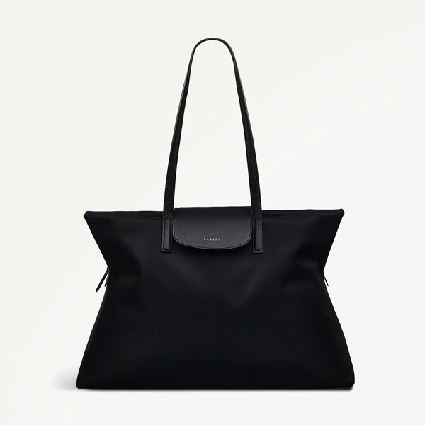 Radley Pocket Essentials Fabric Medium Zip Top Tote Bag - Black