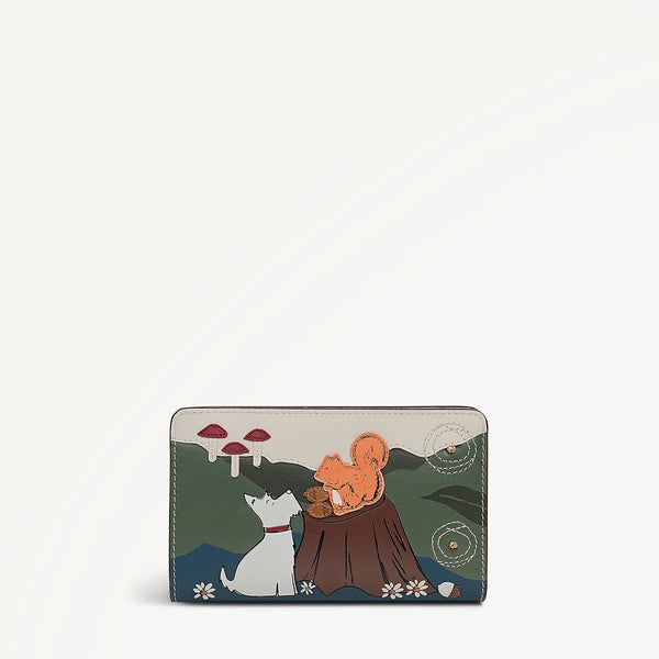 Radley Autumn Leaves Picture purse - medium bifold - Lucks of Louth