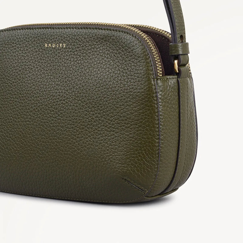 Radley Dukes Place Medium Zip Top Cross Body Bag - Pine Needle (Green) - Lucks of Louth