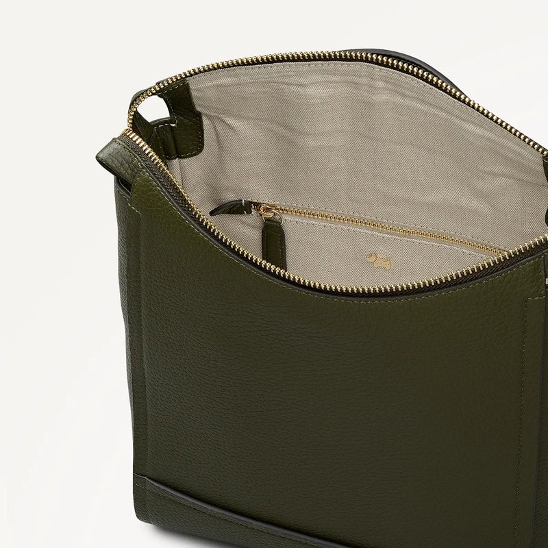 Radley Oak Street Small Zip Top Backpack - Pine Needle (Green) - Lucks of Louth