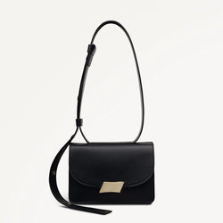 Radley Small Flapover Shoulder Bag - Black - Lucks of Louth
