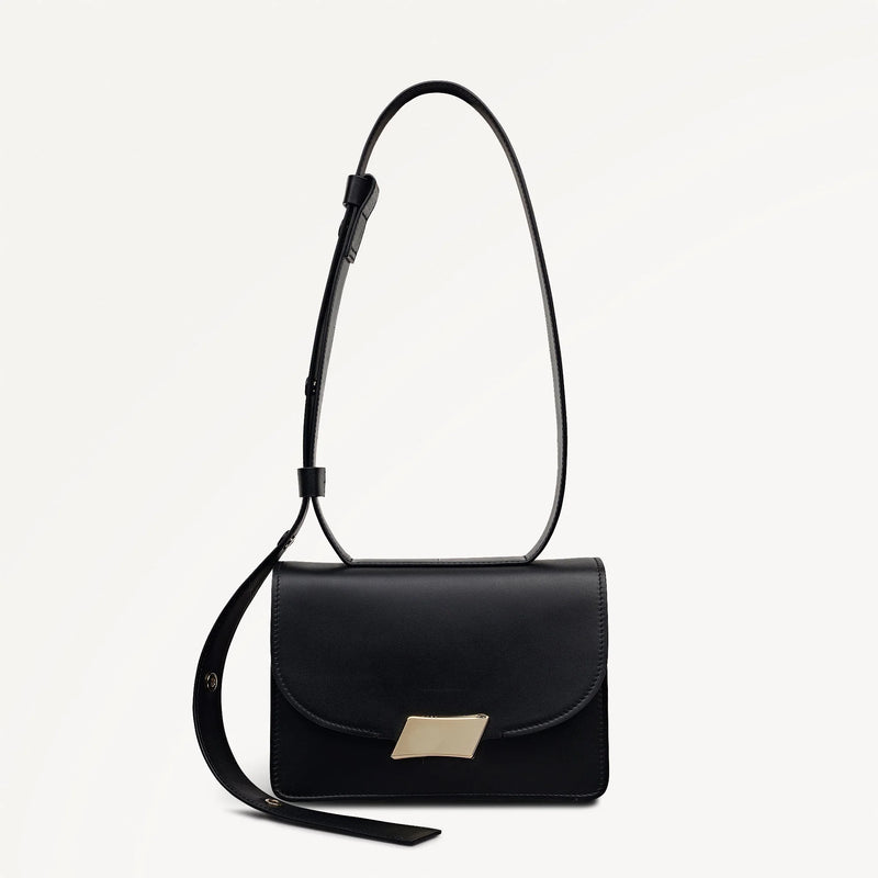 Radley Small Flapover Shoulder Bag - Black - Lucks of Louth