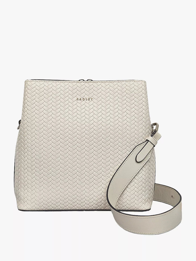 Radley Dukes Place Medium Compartment Crosssbody Bag Weave - Chalk - Lucks of Louth