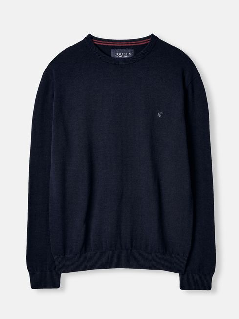 Joules Jarvis Crew Neck - Navy - Lucks of Louth
