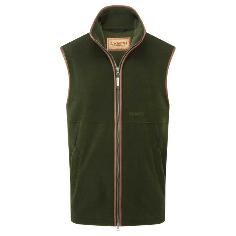 Schoffel Oakham Fleece Gilet - Forest 6045 - Lucks of Louth