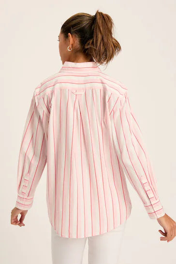 Joules Amilla PInk Stripe Shirt - Lucks of Louth