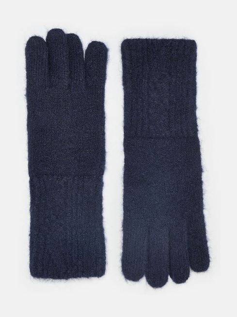 Joules Effie Knitted gloves - Navy - Lucks of Louth