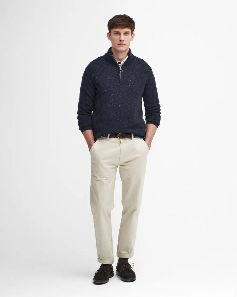 Barbour Tainsbury half Zip Sweater - Navy - Lucks of Louth