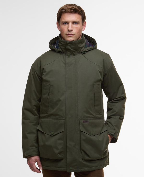 Barbour Farlam Waterproof Jacket - Olive - Lucks of Louth
