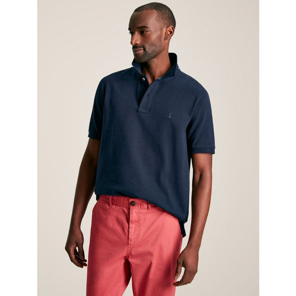 Joules Woody Mens Polo Top - Navy - Lucks of Louth